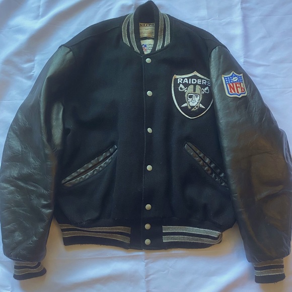 Vintage Oakland Raiders Varisty style jacket s44 - Picture 1 of 10